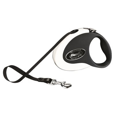 Lesa retractabila Flexi Collection Band S 3M Alb